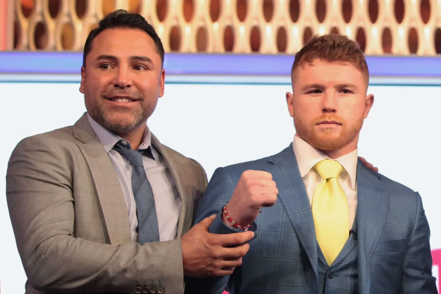 Canelo y De la Hoya