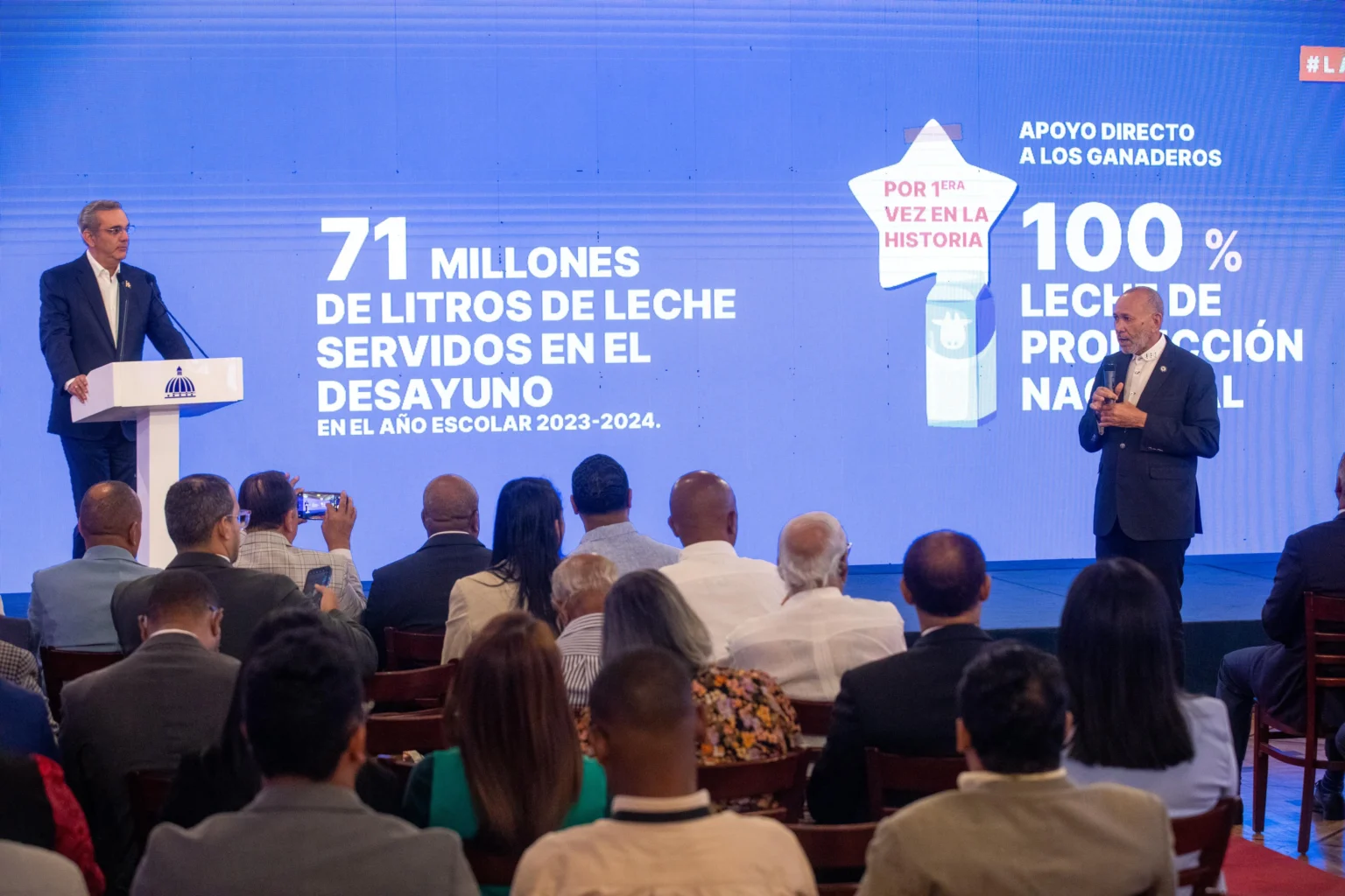 Presidente Abinader presenta avances de Inabie, trabajando para mejorar la calidad de vida de los estudiantes dominicanos Presidente