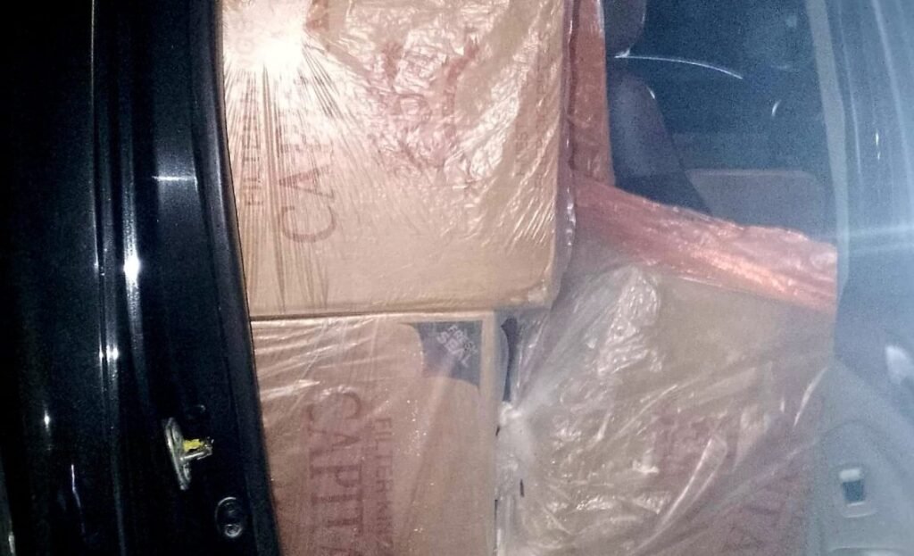 Retienen vehículo con 410 mil cigarrillos de contrabando en Puerto Plata