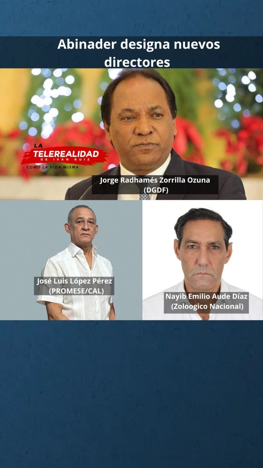 Abinader designa nuevos directores