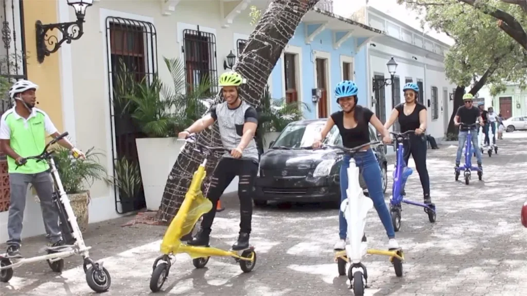 ADN propone prohibir patinetas eléctricas en la Ciudad Colonial